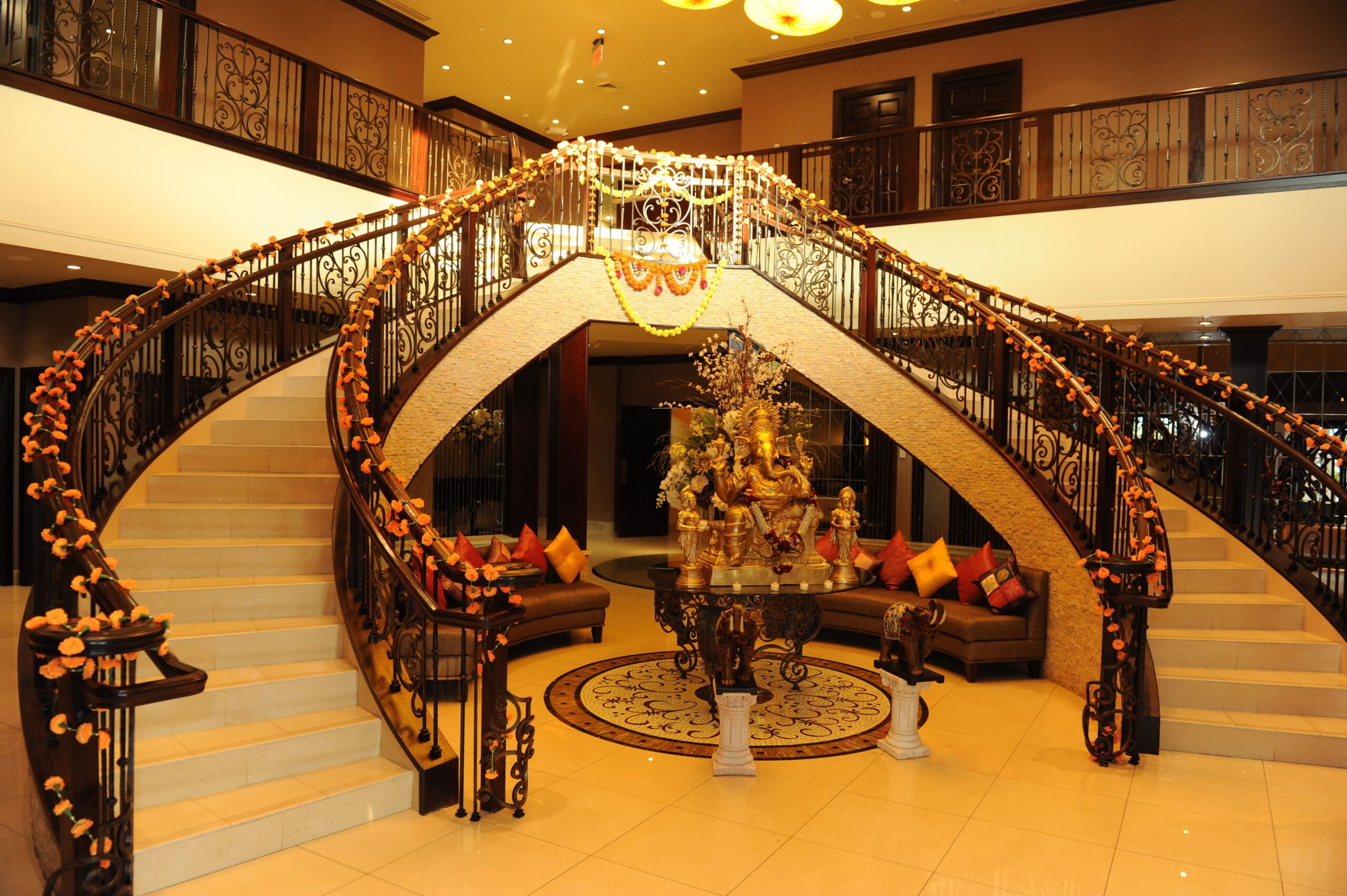 Impera by Dhaba's South Asian Wedding - decorated staircase